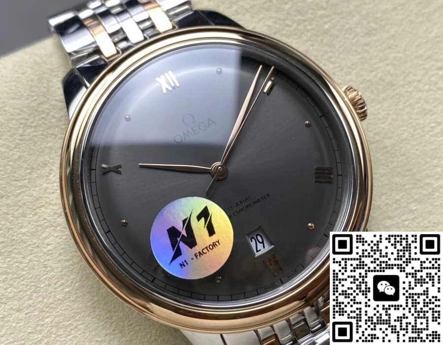 N1 Factory Omega De Ville 434.20.40.20.06.001 1:1 Best Edition Replica Watch